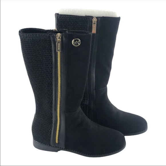 Michael Kors Other - Michael Kors New Black Tall Emma Liz Boots Girls 2